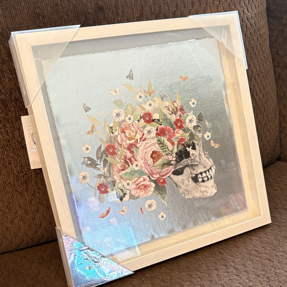 🆕Marmont Hill Parvez Taj Floral Skull Art